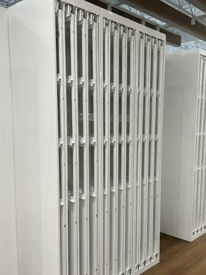 OEM Sliding Panel Display System Fabricated From Plastic Materials, Engineered and Manufactured In-House by All Source+.